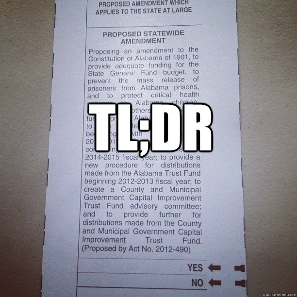 TL;DR - TL;DR  September 18