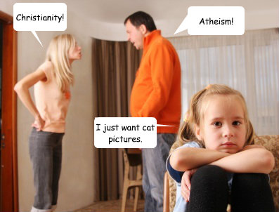 Christianity! Atheism! I just want cat pictures.   Reddit