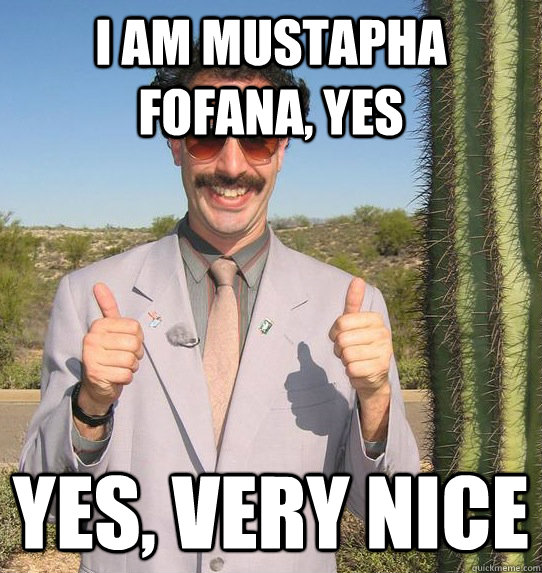 I am Mustapha Fofana, YES Yes, Very nice  Upvoting Kazakh