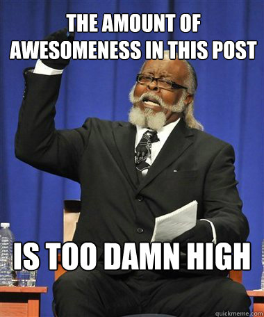 The amount of awesomeness in this post Is too damn high  Rent Is Too Damn High Guy