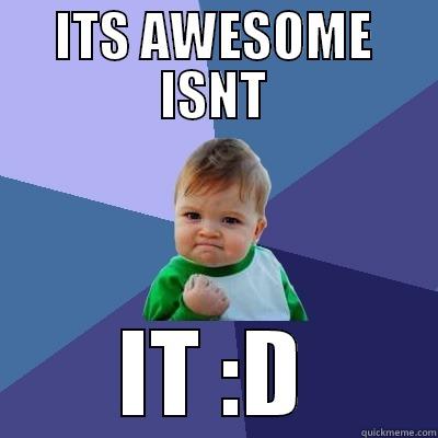 ITS AWESOME ISNT IT :D Success Kid