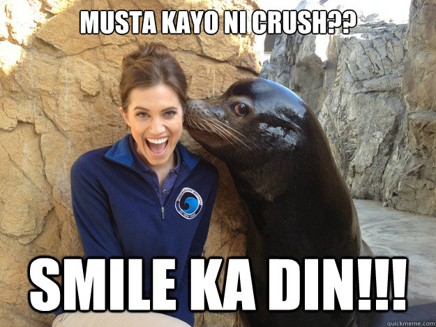 musta kayo ni crush?? smile ka din!!!  Crazy Secret