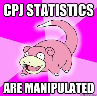 CPJ STATISTICS ARE MANIPULATED  Slowpoke