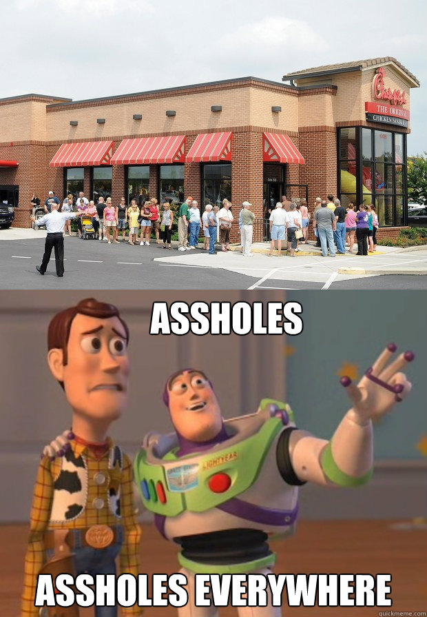 Assholes Assholes everywhere - Assholes Assholes everywhere  woody and buzz