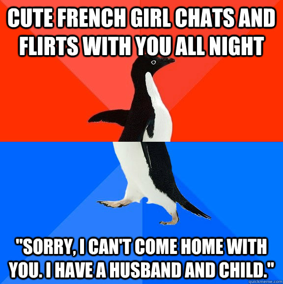 cute french girl chats and flirts with you all night 
