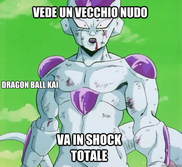 Vede un vecchio nudo va in shock totale dragon ball kai
  Dragon Ball Z Kai