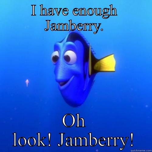 I HAVE ENOUGH JAMBERRY. OH LOOK! JAMBERRY! dory