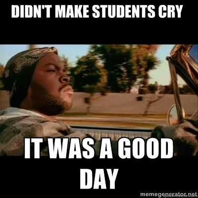 Didn't Make students cry  ICECUBE