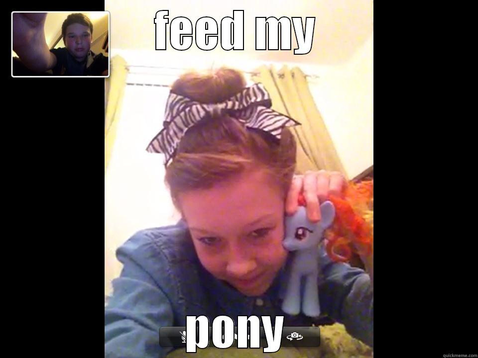 FEED MY PONY Misc