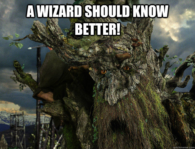 A Wizard should Know Better!  