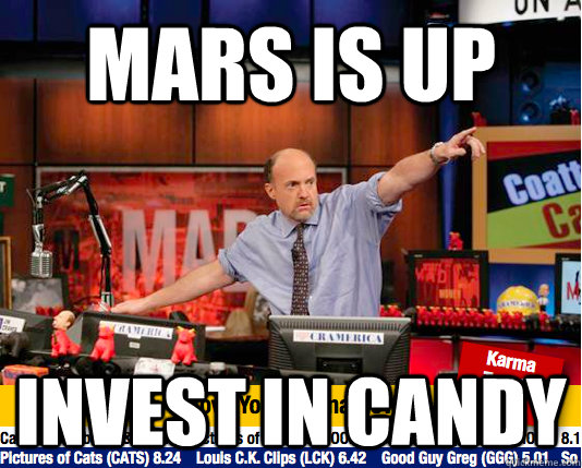 Mars is up Invest in Candy - Mars is up Invest in Candy  Mad Karma with Jim Cramer
