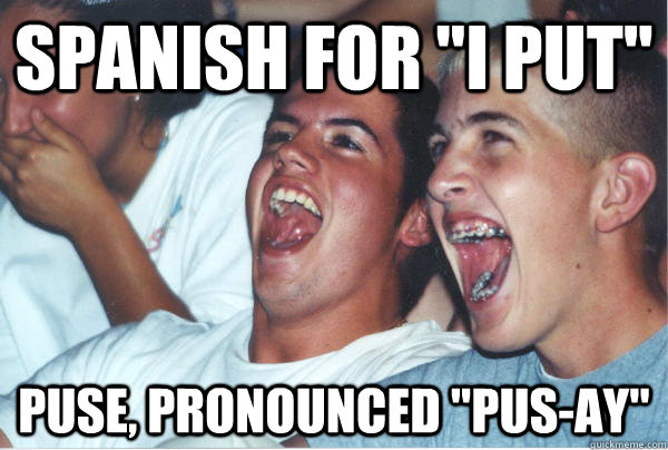 Spanish for 
