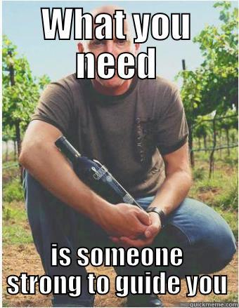 WHAT YOU NEED IS SOMEONE STRONG TO GUIDE YOU Misc