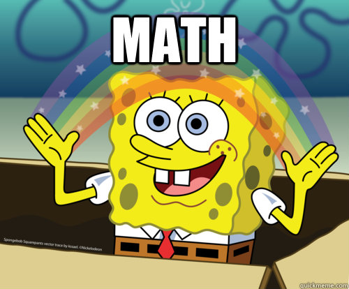 MATH   Spongebob rainbow