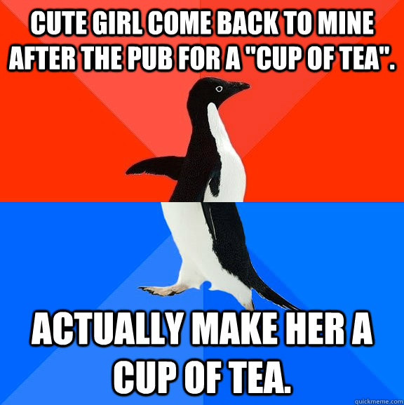 Cute girl come back to mine after the pub for a 