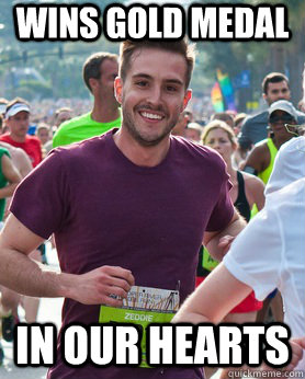 wins gold medal in our hearts - wins gold medal in our hearts  Ridiculously photogenic guy