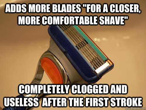 Adds more blades 