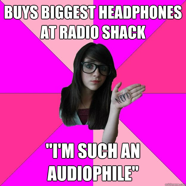 Buys Biggest headphones at radio shack 