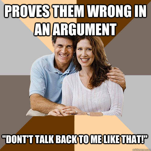 Proves them wrong in an argument  