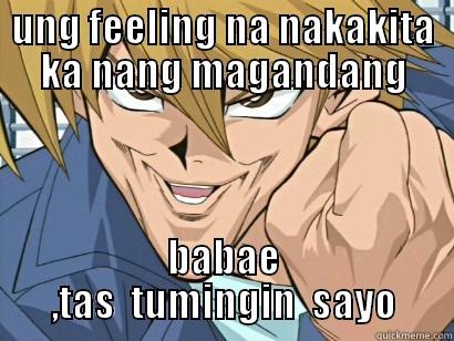 UNG FEELING NA NAKAKITA KA NANG MAGANDANG BABAE ,TAS  TUMINGIN  SAYO Misc