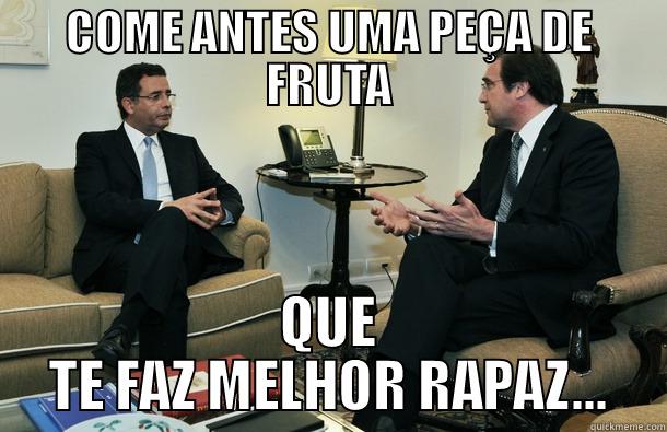 COME ANTES UMA PEÇA DE FRUTA QUE TE FAZ MELHOR RAPAZ... Misc