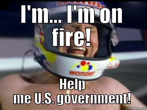 I'M... I'M ON FIRE! HELP ME U.S. GOVERNMENT! Misc