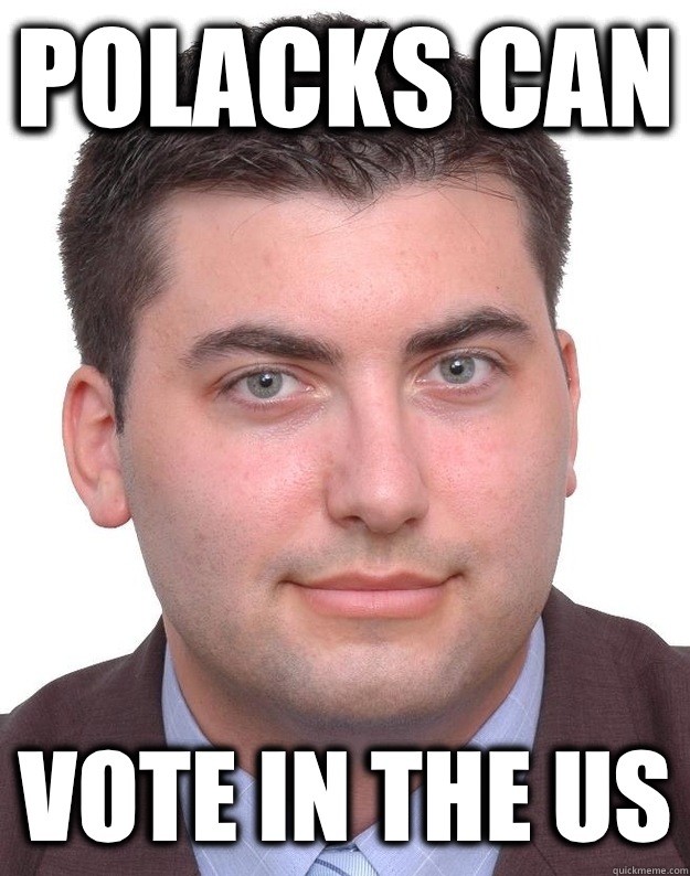 Polacks can Vote in the US  