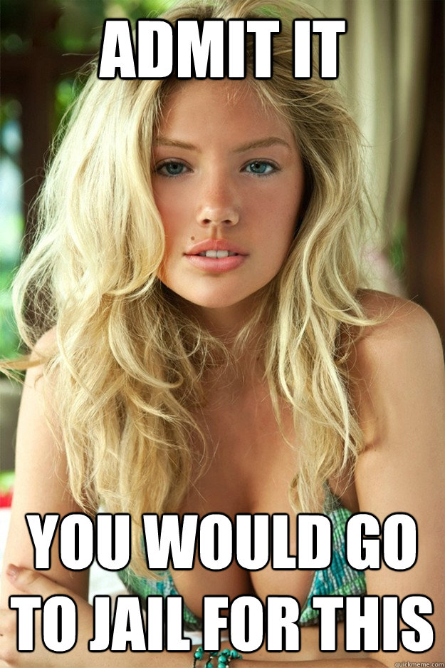Admit It You Would Go To Jail for this  Smart Ass Kate Upton