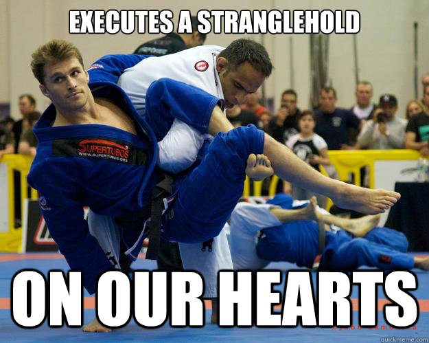 Executes a Stranglehold On our hearts  Ridiculously Photogenic Jiu Jitsu Guy