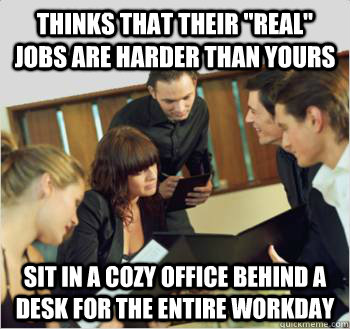 Thinks that their 