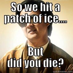 WRECKS ON 20 - SO WE HIT A PATCH OF ICE.... BUT DID YOU DIE? Mr Chow