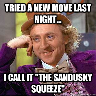 tried a new move last night... i call it 