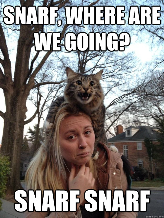 Snarf, where are we going? Snarf Snarf - Snarf, where are we going? Snarf Snarf  Misc