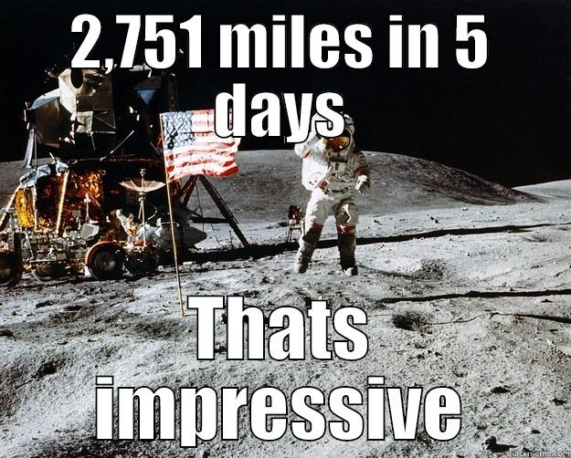 California Road Trip - 2,751 MILES IN 5 DAYS THATS IMPRESSIVE Unimpressed Astronaut