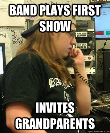 Band plays first show Invites grandparents - Band plays first show Invites grandparents  Misc