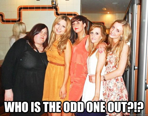  Who is the odd one out?!?  