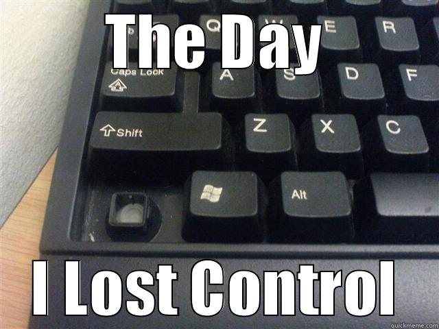 THE DAY I LOST CONTROL Success Kid
