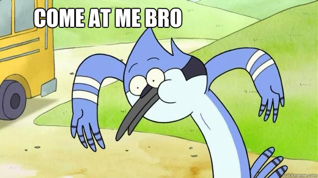 Come at me Bro  