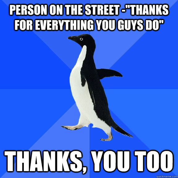 Person on the street -