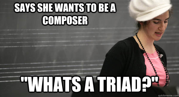 says she wants to be a composer 