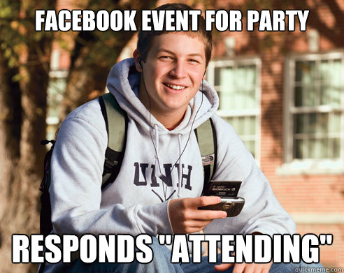 facebook event for party Responds 