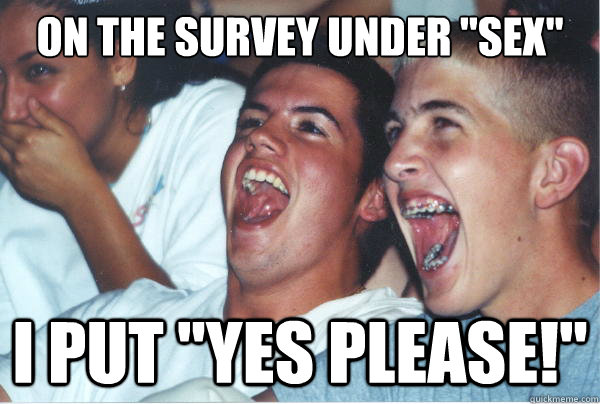 On the survey under 
