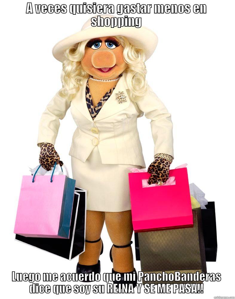 Miss Piggy Shopping - A VECES QUISIERA GASTAR MENOS EN SHOPPING LUEGO ME ACUERDO QUE MI PANCHOBANDERAS DICE QUE SOY SU REINA Y SE ME PASA!! Misc