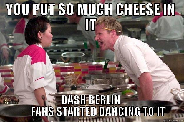 Dash Pasta - YOU PUT SO MUCH CHEESE IN IT DASH BERLIN        FANS STARTED DANCING TO IT Gordon Ramsay