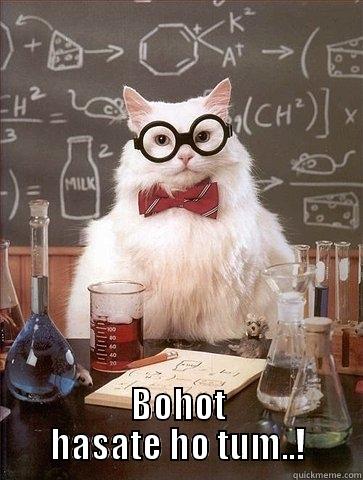  BOHOT HASATE HO TUM..! Chemistry Cat