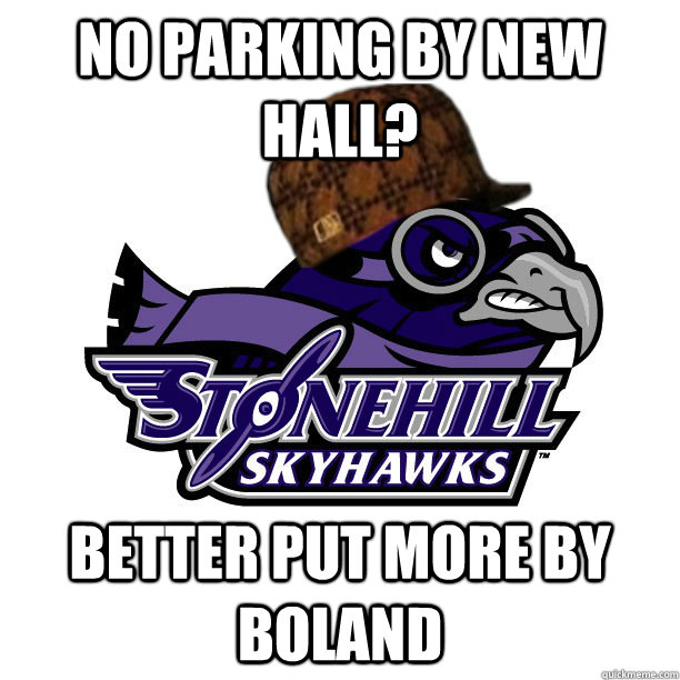 No parking by new hall? Better put more by boland - No parking by new hall? Better put more by boland  Misc