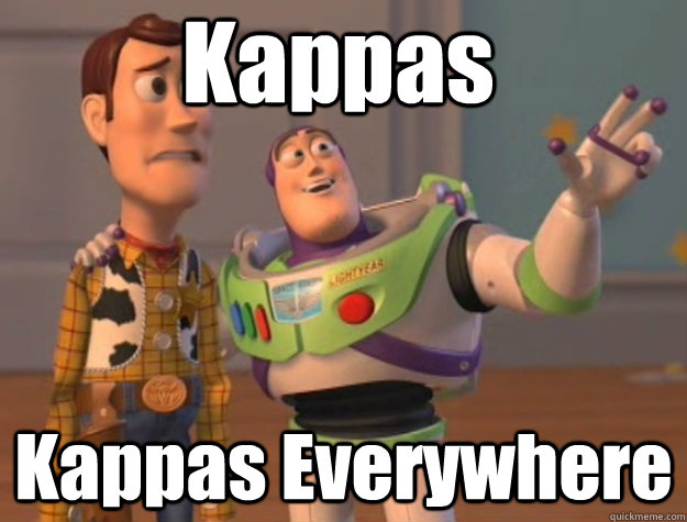 Kappas Kappas Everywhere  Pinks everywhere