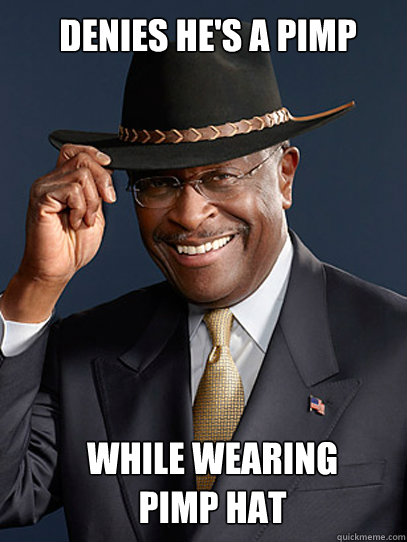 DENIES HE'S A PIMP WHILE WEARING PIMP HAT - DENIES HE'S A PIMP WHILE WEARING PIMP HAT  Cain Train