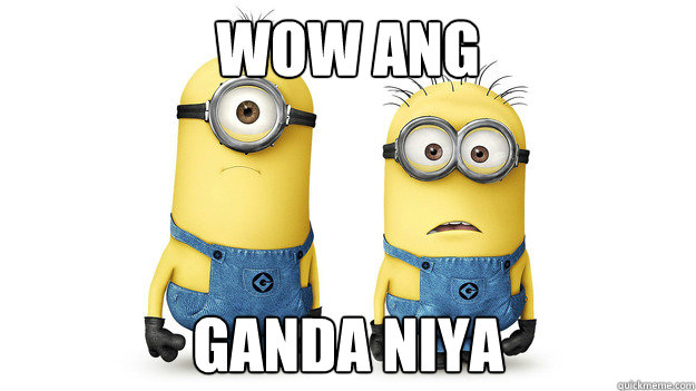 wow ang ganda niya  minion