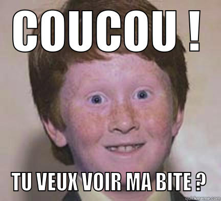 COUCOU ! TU VEUX VOIR MA BITE ? Over Confident Ginger